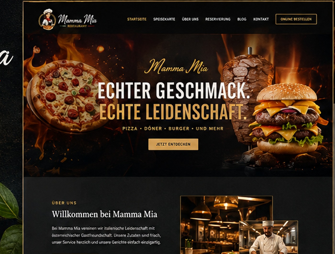 Mamma Mia Restaurant und Speisen